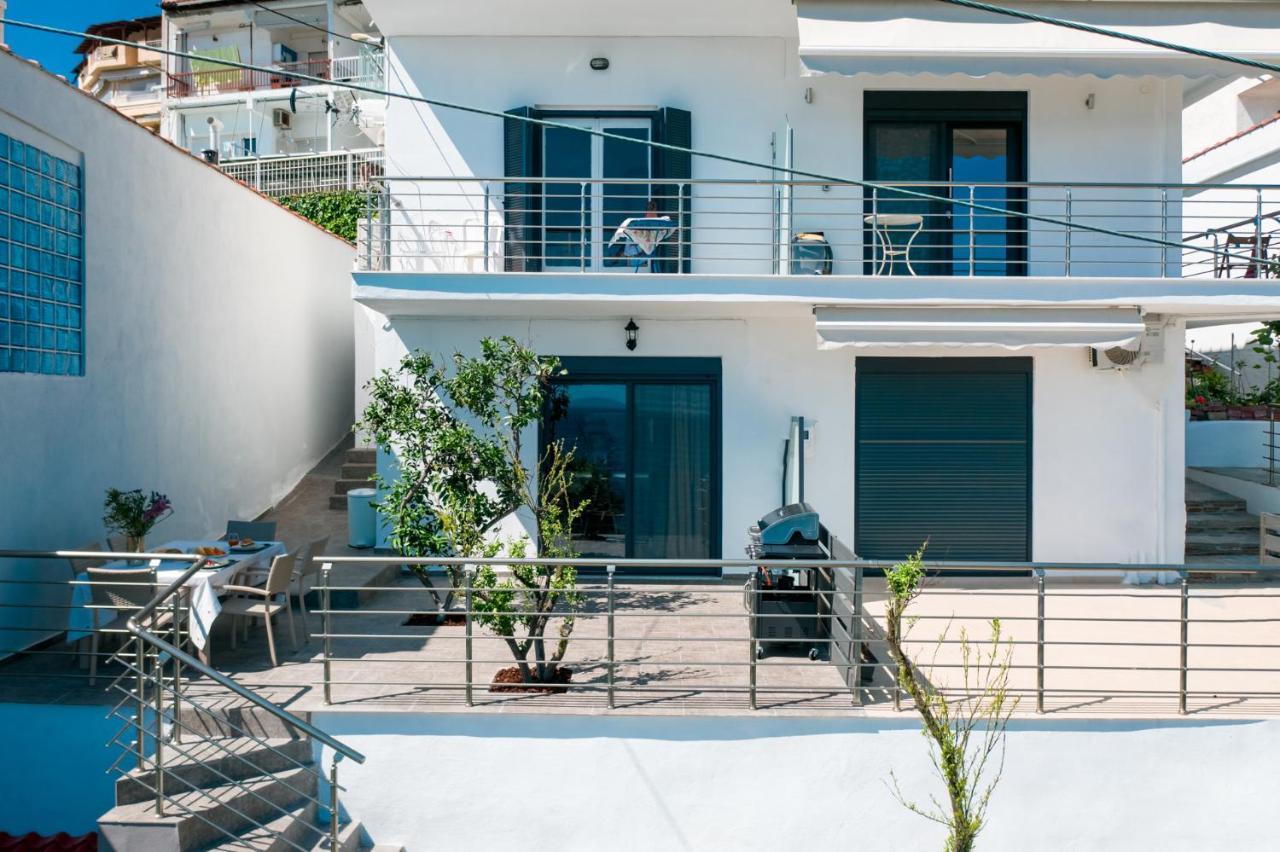 Anemos Seaside Apartment Néosz Marmarász Kültér fotó