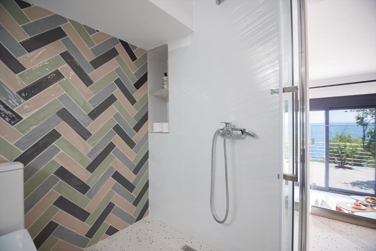 Anemos Seaside Apartment Néosz Marmarász Kültér fotó