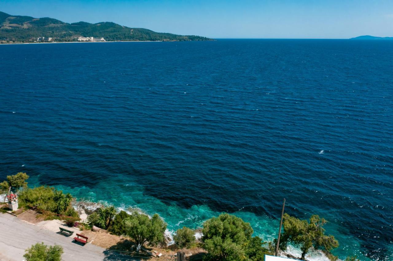 Anemos Seaside Apartment Néosz Marmarász Kültér fotó
