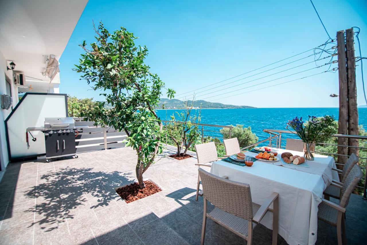 Anemos Seaside Apartment Néosz Marmarász Kültér fotó