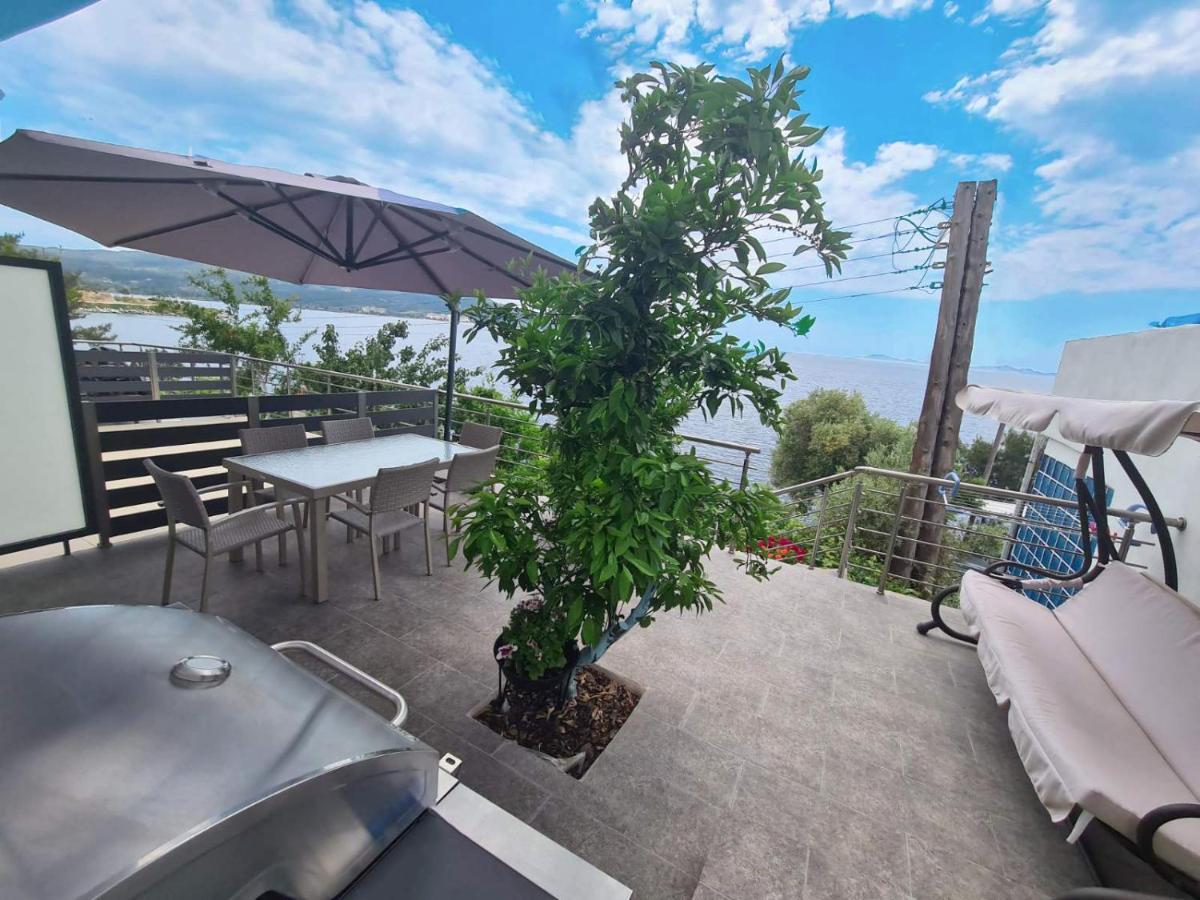 Anemos Seaside Apartment Néosz Marmarász Kültér fotó